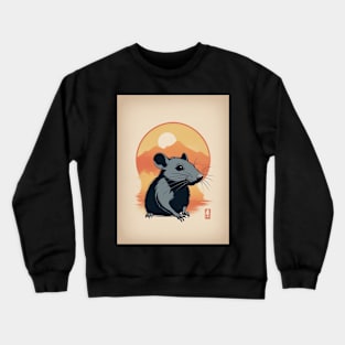 Rat 1 - Japanese Old Vintage Crewneck Sweatshirt